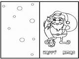 Christmas Coloring Card Pages Cards Printable Sally Silly Greeting Santa Drawing Color Print Getcolorings Kids Template Getdrawings Colorings Uno Tarot sketch template