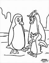 Penguin Cartoon Adelie Coloringbay Sharee Barton sketch template