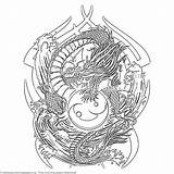 Coloring Yang Pages Yin Dragon Getcoloringpages Creative sketch template