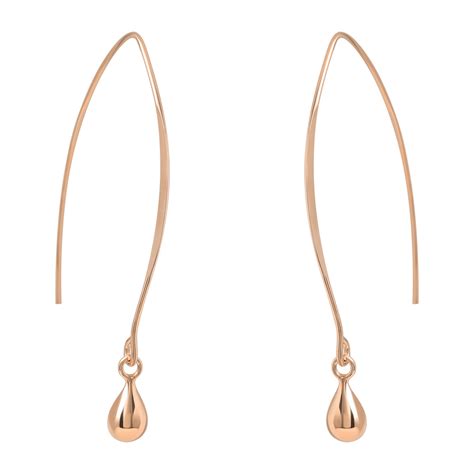 rose gold marquis droplet earrings sosie designs jewelry