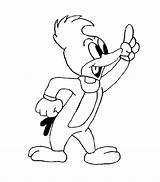 Woody Coloring Woodpecker Pages Popular Colouring Library Clipart Coloringhome sketch template