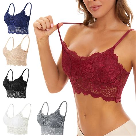 new women lace bras top comfortable bralette solid color sexy underwear