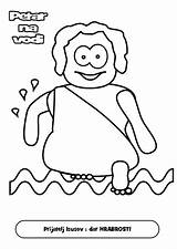 Walking Water Peter Jesus Coloring Pages Clipart Popular Library Cartoon sketch template