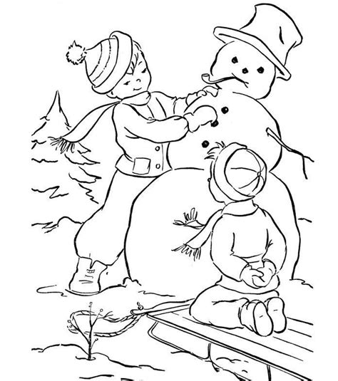 snowman coloring page snowman coloring pages fall coloring pages