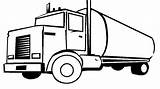 Lorry Pages Colouring Coloring Clipart sketch template