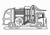 Truck Mail Coloring Pages Drawing Kids Garbage Wuppsy Paintingvalley sketch template