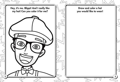 blippi train coloring page coloring pages