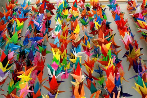 thousand origami cranes art classes kids