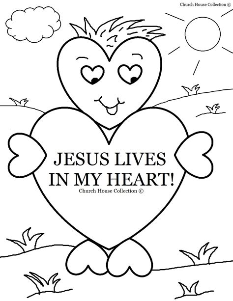 church house collection blog jesus lives   heart coloring page