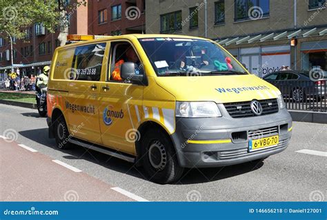 nederlands anwb voertuig redactionele stock foto image  openbaar