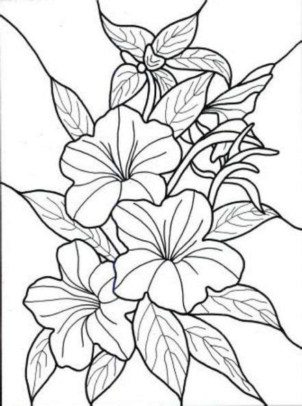 flowers drawing color colouring pages   ideas lukisan bunga