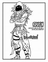 Raven Colouring Colorear Corvo Ohbq Pop Drawittoo Desenho sketch template