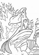 Ariel Princesse Book 4kids sketch template