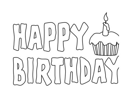 birthday coloring pages hubpages