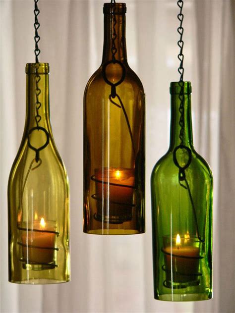 creative diy glass bottle crafts    great decor   home