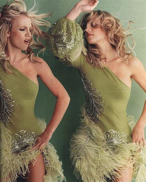 Britney Spears Green Dress Photo By Gilles Bensimon Wonderland