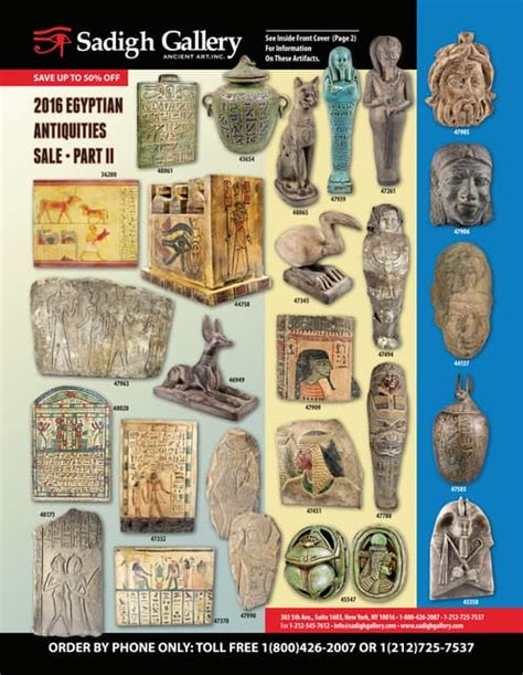 Sadigh Gallery 2016 Egyptian Antiquities Sale Pt 2