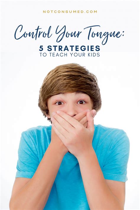 control  tongue  strategies  teach  kids