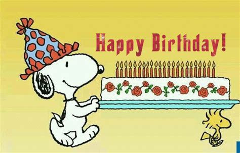 Happy Birthday Snoopy Happy Birthday