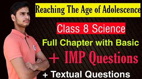 Class 8 Science Chapter 10 Reaching The Age Of Adoloscence Ncert