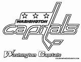 Coloring Pages Capitals Washington Nhl Hockey Symbols Library Coloringhome sketch template