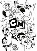 Coloring Cartoon Pages Network Show Popular sketch template