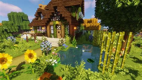 minecraft cottages  satisfy  desire  relaxation pc gamer