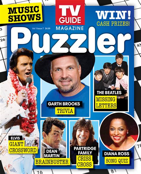 puzzler  shows vol  issue  tv guide puzzler tv themed