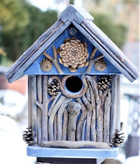 blue birds birdhouses rustic bird houses bird boxes