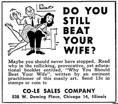 sexist vintage ads outdated advertisements directed at husbands and