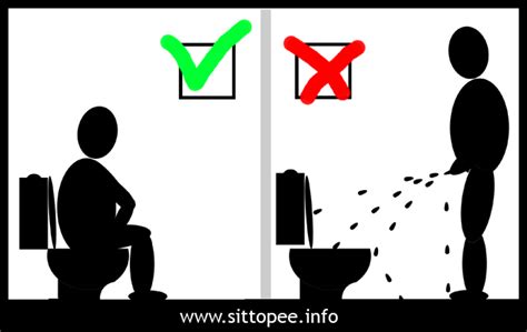 Order Sit To Pee Stickers To Promote Urinating In Sitting