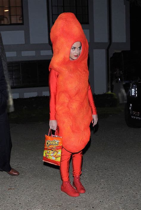 katy perry cracked us up with her flamin hot cheeto costume in 2014