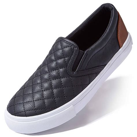 dailyshoes dailyshoes quilted casual slip  sneakers slip  hour comfort extra wide width