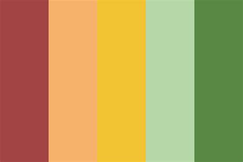 autumn zoo color palette