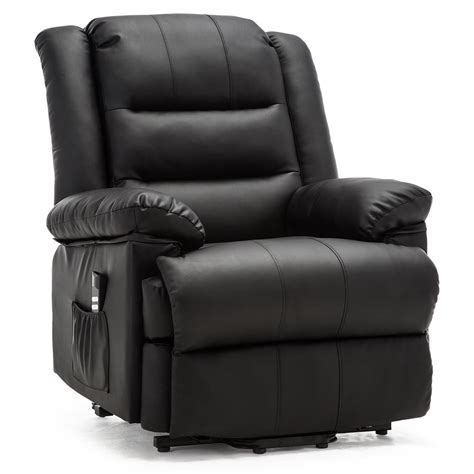 loxley dual motor electric riser recliner bonded leather mobility lift chair ebay