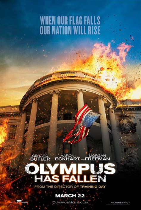 olympus has fallen 2013 gerard butler movie trailer poster photos