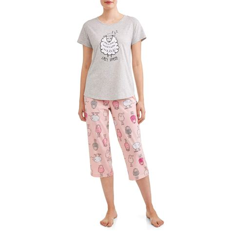 secret treasures secret treasures short sleeve capri pajama walmartcom walmartcom