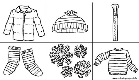 winter clothes coloring pages  printable coloring pages