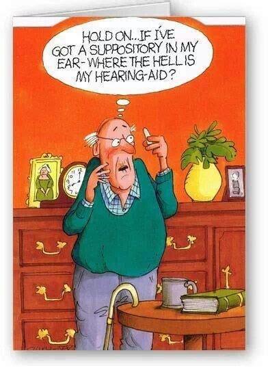 where is the hearing aid funny old people old age humor
