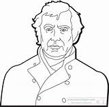 Zachary Taylor Clipart Outline President Presidents American Members Transparent Available Gif sketch template