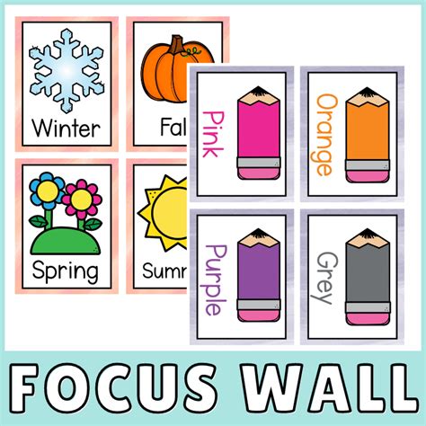 focus wall preschool   teachers