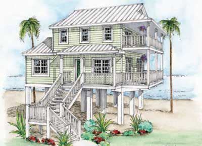 beach house floor plans  stilts google search beach house floor plans beach house plans