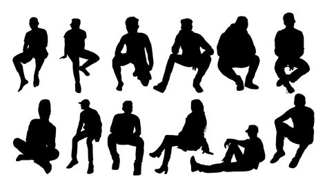 people silhouette png   cliparts  images  clipground