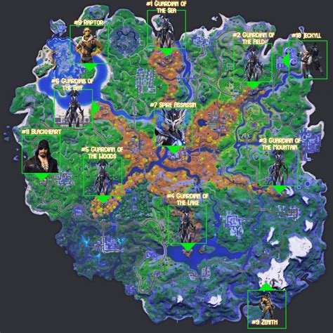boss locations  fortnite chapter  season  pro game guides