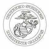 Corps Stencil Stencils Coloring Burning Preprinted Wholecloth Fabric Usmc Quilting sketch template