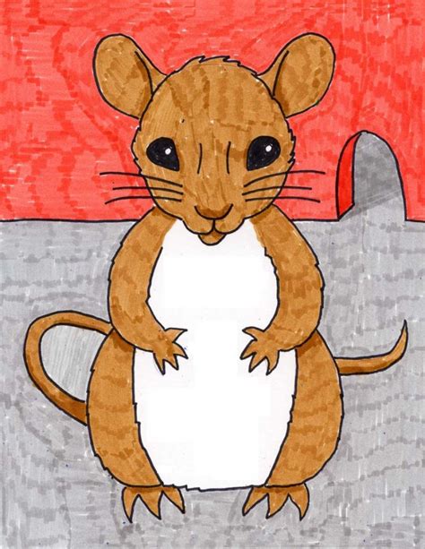 draw  mouse art projects  kids
