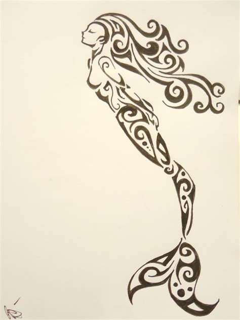 Sirena Tribal Mermaid Tribal Mermaid Tattoo Designs Mermaid Tattoos