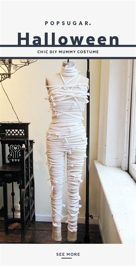 this mummy diy is the cool last minute costume you ve