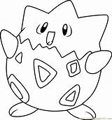 Togepi Pokemon Coloring Pages Color Pokémon Kids Coloringpages101 Getcolorings Printable Online sketch template