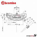 Brembo Caliper Brake Monobloc 100mm Radial Wheelbase Espl sketch template